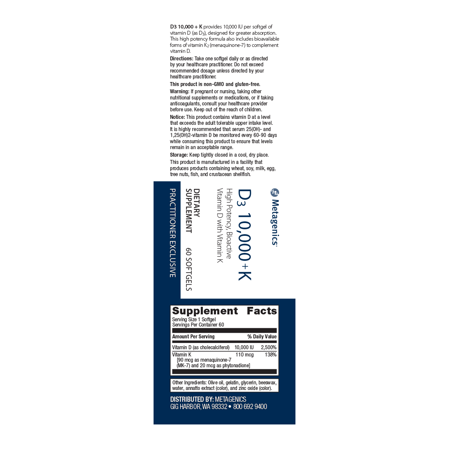 D3 10,000 + K 60 SG - Image 2