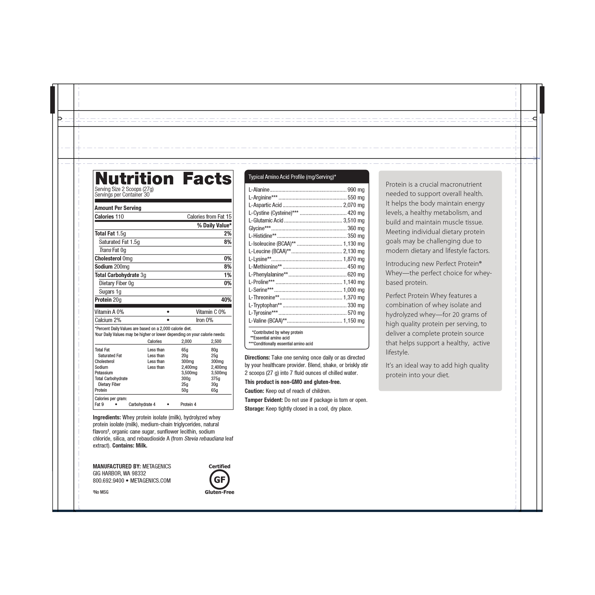 Perfect Protein Whey (30 servings) - Image 2