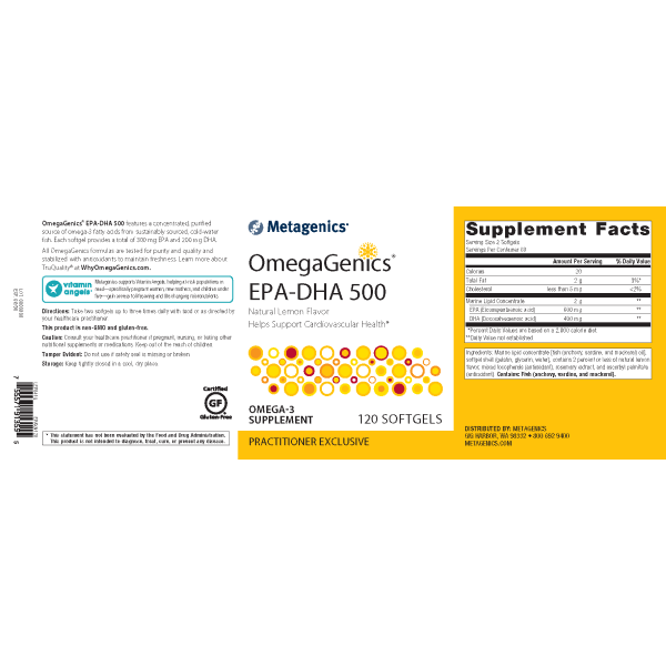 OmegaGenics® EPA-DHA 500 - Image 2