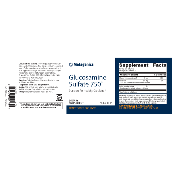 Glucosamine Sulfate 750™ 60 T - Image 2