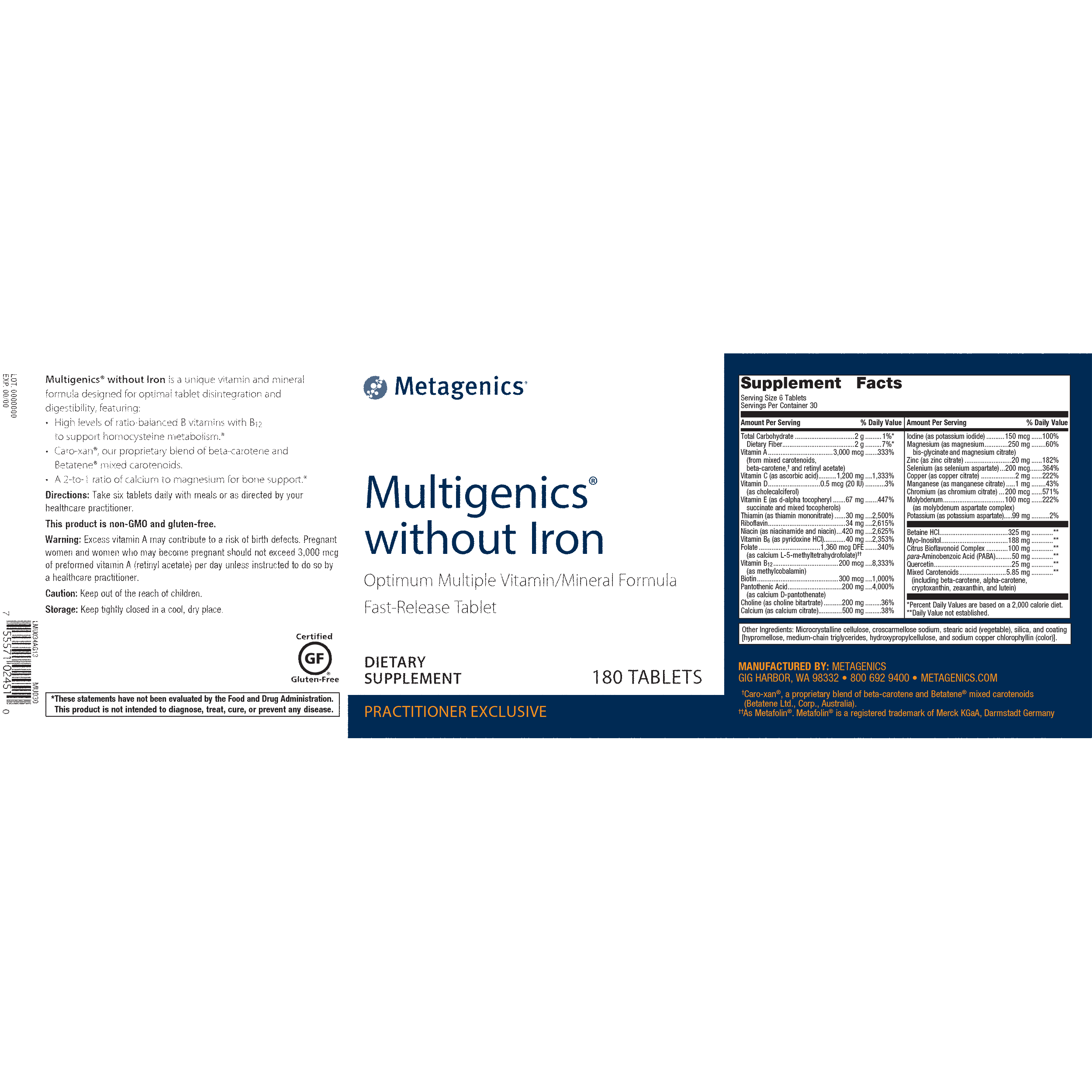 Multigenics® without Iron - Image 3