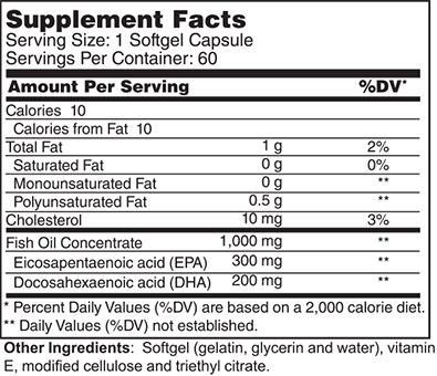 Omega-3 Fish Oil Enteric Coated (HP) - Image 2